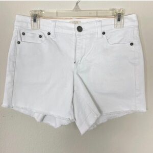 J. Crew Stretch Shorts White Size 25